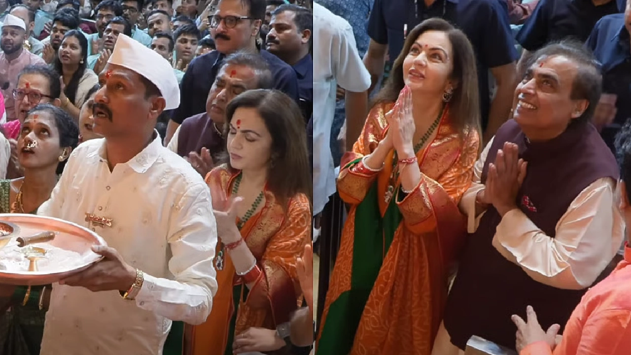 mukesh-ambani-nita-ambani-lalbaugcha-raja-ganpati-darshan