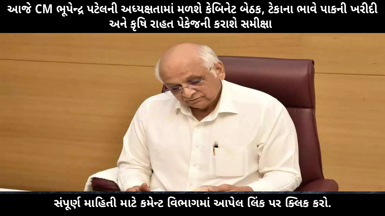 gandhinagar-cabinet-meeting-cm-bhupendra-patel-agricultural-relief-mspharvest-review